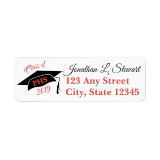 Personalized Graduation Return Address Labels