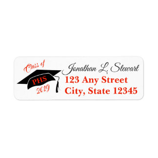 Personalized Graduation Return Address Labels