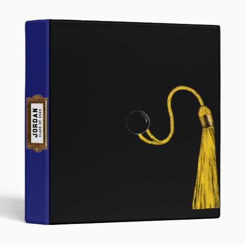 Personalized Graduation Scrapbook 3 Ring Binder