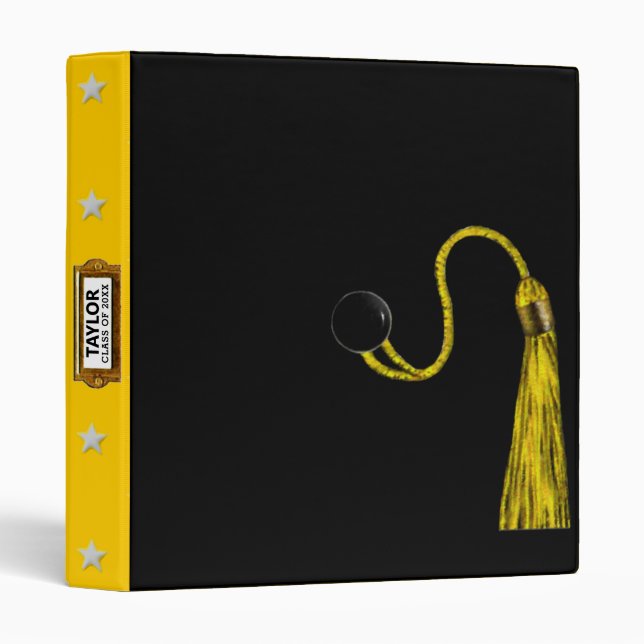 personalized graduation scrapbook 3 ring binder (Front/Spine)