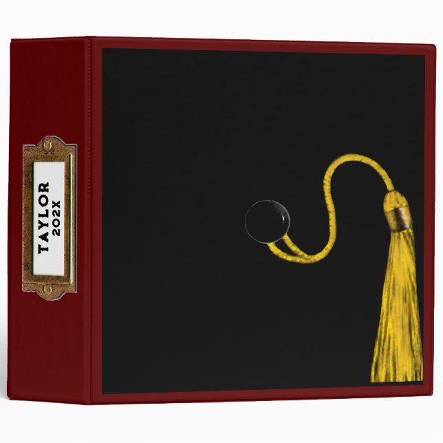Personalized Graduation Scrapbook 3 Ring Binder (Front/Spine)