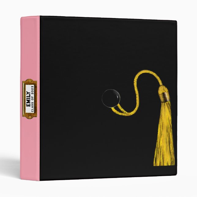 Personalized Graduation Scrapbook 3 Ring Binder (Front/Spine)