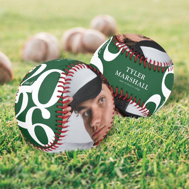 Personalized Graduation Senior 2026 Photo Baseball (Creator Uploaded)