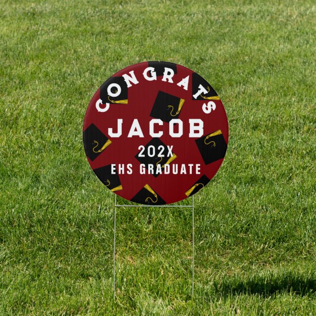 Personalized Graduation Sign (Insitu)