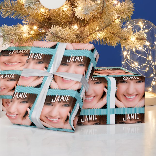 Personalized Graduation Sweet 16 Photo Gift Paper (Holidays)