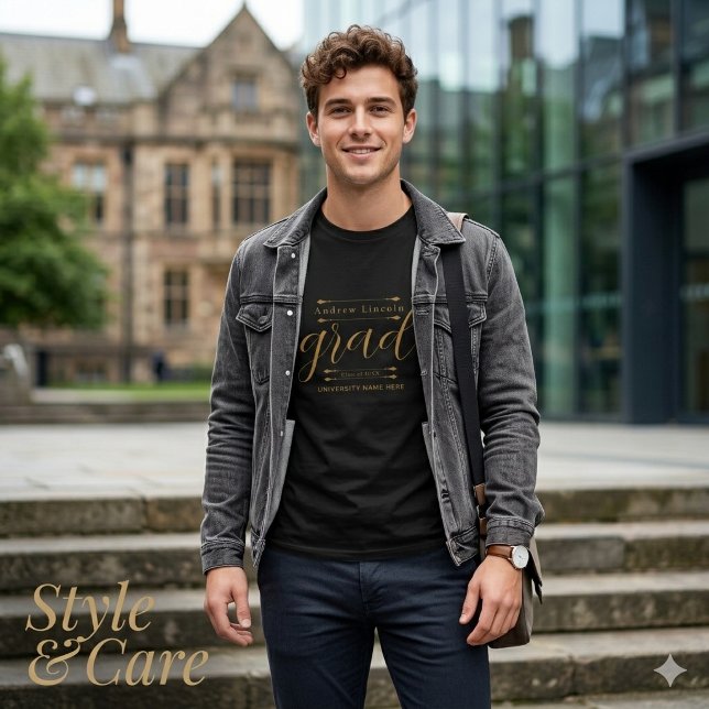 Personalized Graduation T-Shirt with Custom Name (Personalized Graduation T-Shirt with Custom Name)
