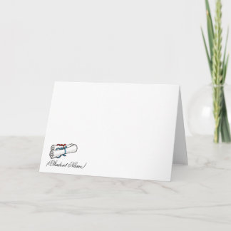 Personalized Graduation Thank You Card/Stationery Card