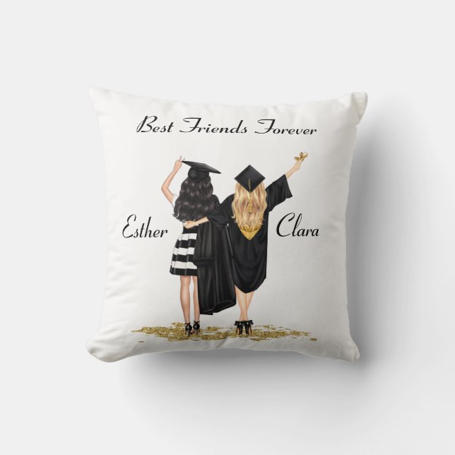 Personalized Graduation Throw Pillow (Front)