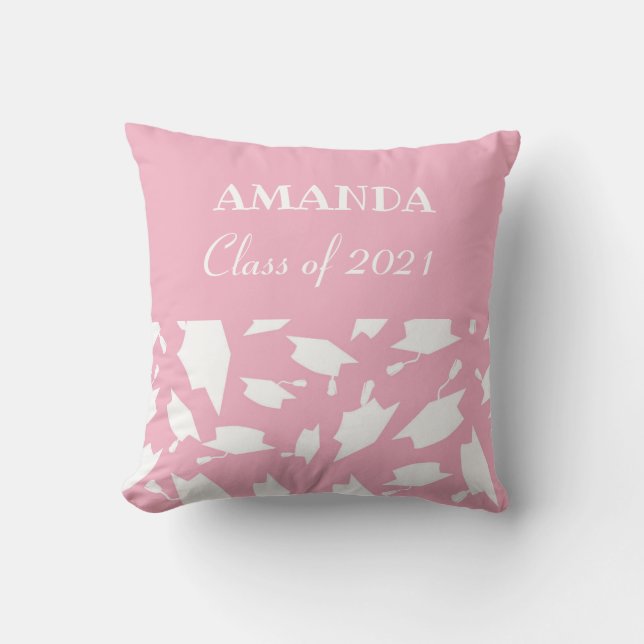 Personalized Graduation Throw Pillow (Front)