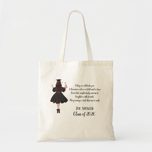 Personalized Graduation Tote Bag (Front)