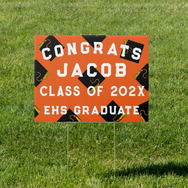 Personalized Graduation Yard Sign (Insitu)