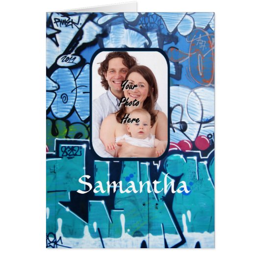 Personalized graffiti cards (Front)