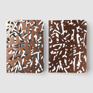 Personalized Graffiti Name Pattern — Custom Urban Foil Vow Books