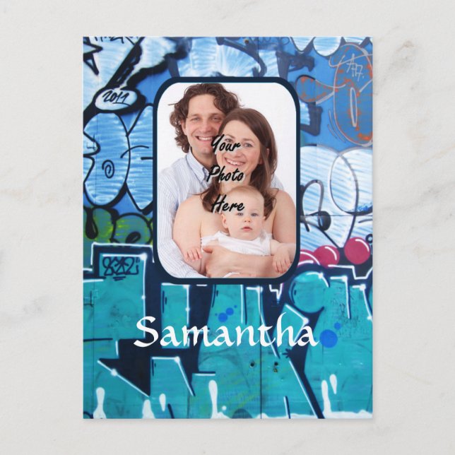 Personalized graffiti postcard (Front)