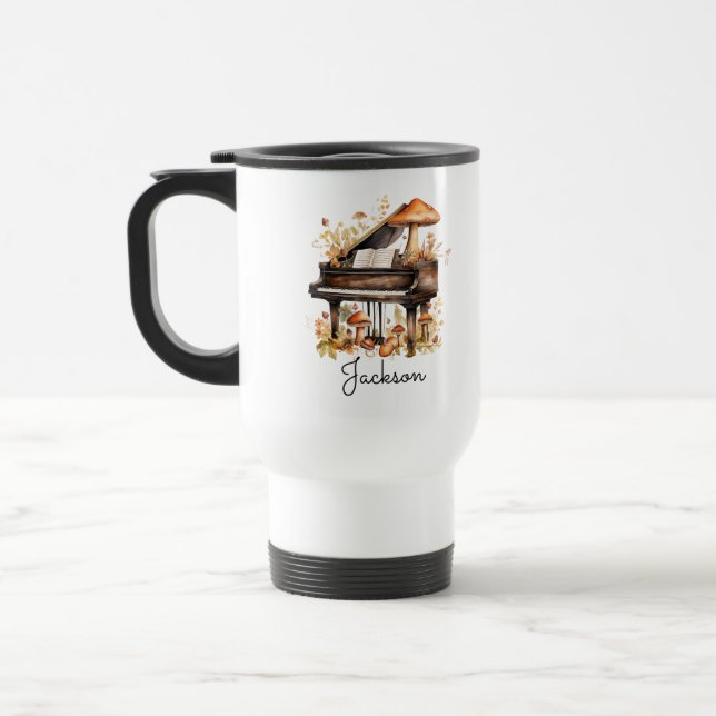 Personalized Grand Piano Mug – Custom Name  (Left)