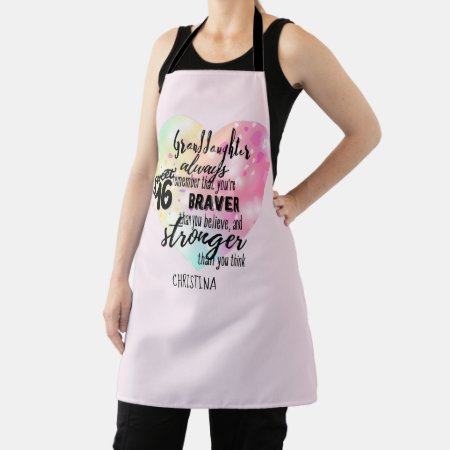 Personalized GRANDAUGHTER Gifts | Cute Quotes Fun  Apron