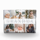 Personalized Grandchildren Photo Collage Block