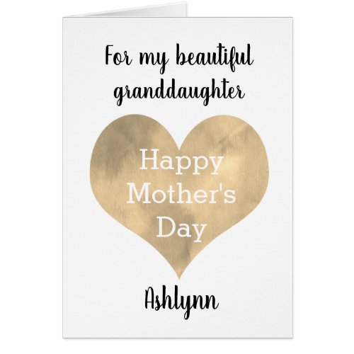 Personalized Granddaughter Mothers Day