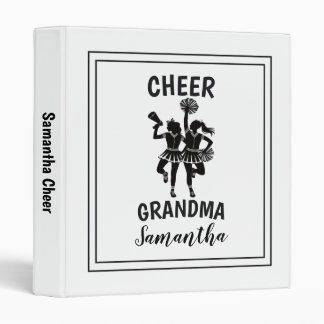 Personalized Grandma Cheerleader 3 Ring Binder