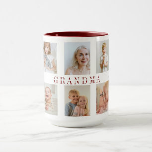 Personalized Grandma Combo Mug Custom Photos