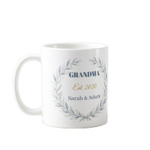 Personalized Grandma Est. Mug, Custom Year & Grand