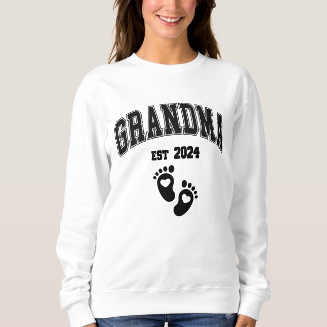 Personalized Grandma Est. Sweatshirt (Front)