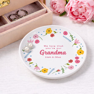 Personalized Grandma Jewelry Dish