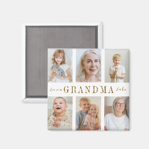 Personalized Grandma Magnet Custom Photos