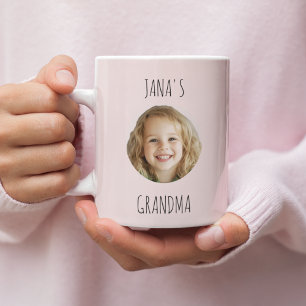 Personalized Grandma Mug with Grandchild's Photo
