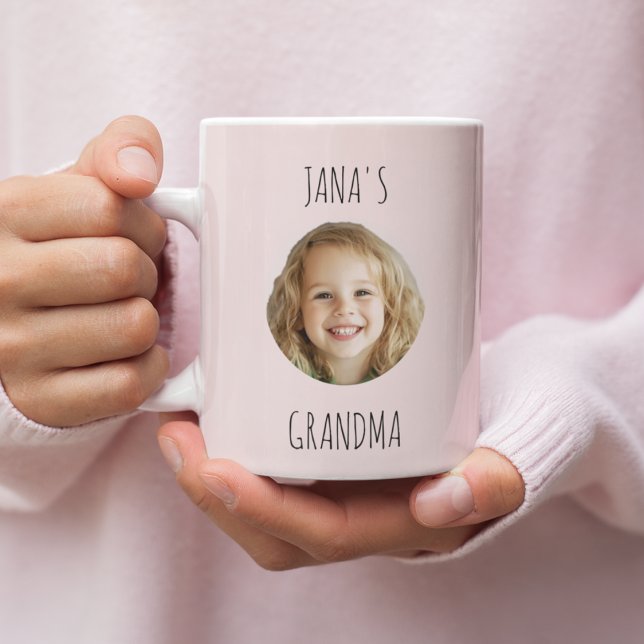 Personalized Grandma Mug with Grandchild's Photo (Creator Uploaded)