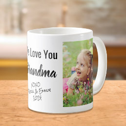 Personalized Grandma Photo Coffee Mug