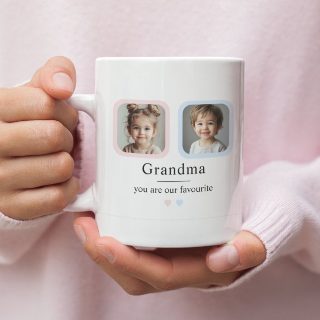 Personalized Grandma Photo Gift Coffee Mug (Creator Uploaded)