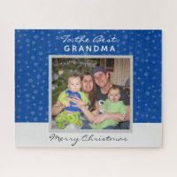 Personalized Grandma Photo Jigsaw Puzzle