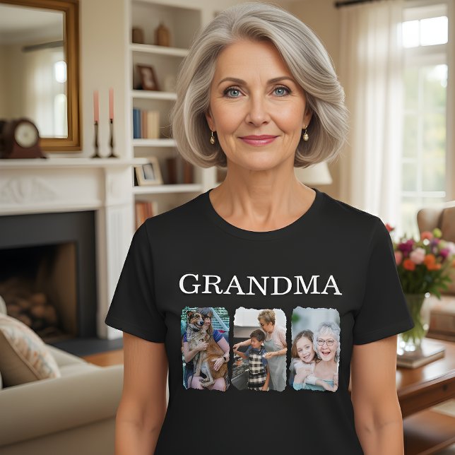 Personalized Grandma Photo T-Shirt (Creator Uploaded)