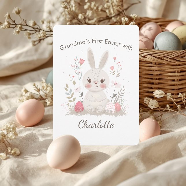 Personalized Grandma’s First Easter Card (Creator Uploaded)