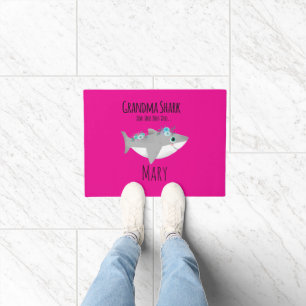 Personalized Grandma Shark Doo Doo Doo Doormat