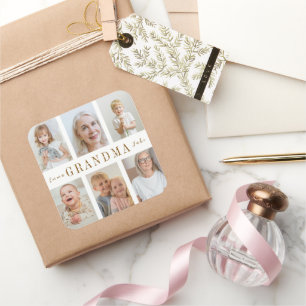 Personalized Grandma Sticker Custom Photos