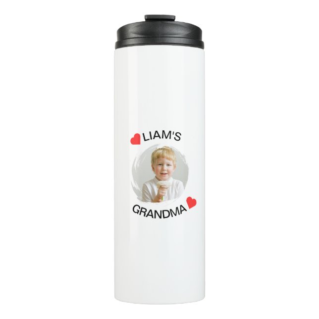 Personalized Grandma Tumbler – Custom Child Face  (Front)