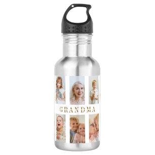 Personalized Grandma Water Bottle   Custom Photos