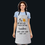 Personalized Grandma with names of the grandkids Apron<br><div class="desc">Personalized Grandma with names of the grandkids</div>