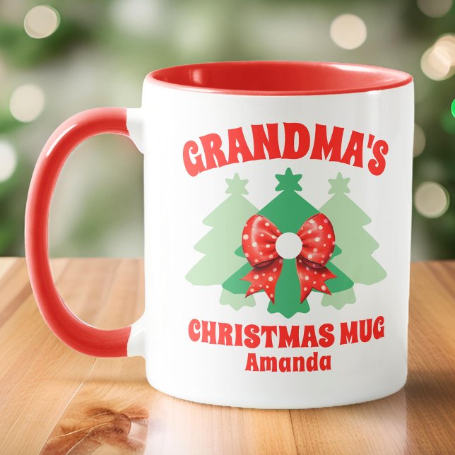 Personalized Grandma's Christmas Mug (Creator Uploaded)
