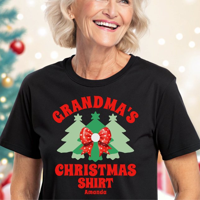 Personalized Grandma's Christmas Shirt (Creator Uploaded)