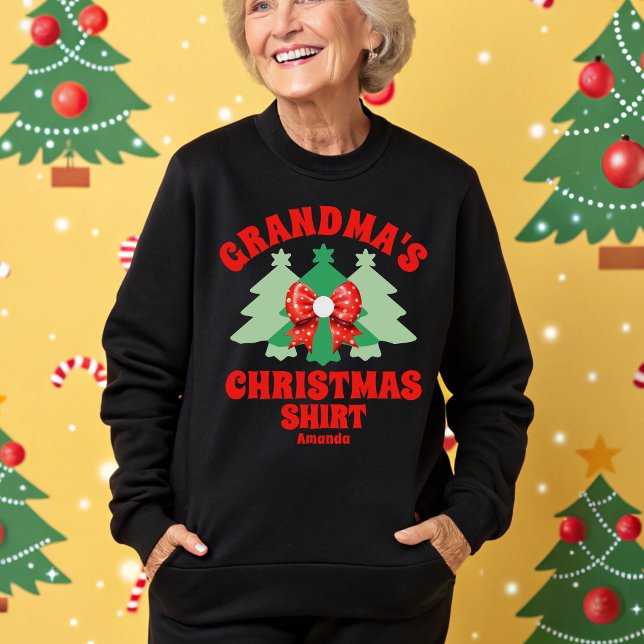 Personalized Grandma's Christmas Sweatshirt (Creator Uploaded)