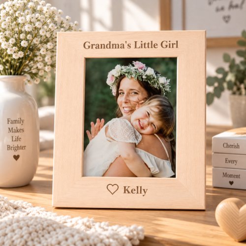 Personalized Grandma's Little Girl Picture Frame Personalized Grandma's Little Girl Picture Frame