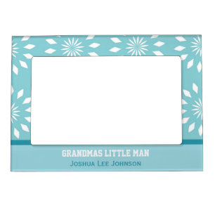 Personalized: Grandmas Little Man: Magnetic Frame
