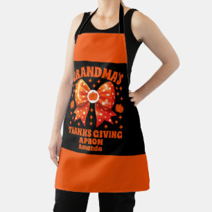 Personalized Grandma's Thanksgiving Apron