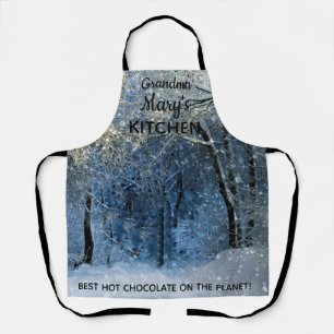 Personalized Grandma's Winter Wonderland Apron