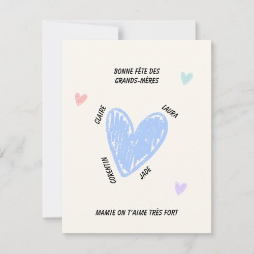 Personalized Grandmother’s Day Grandkids’ Names