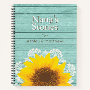 Personalized Grandmother's Stories Notebook