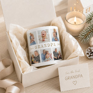 Personalized Grandpa Espresso Mug Custom Photos